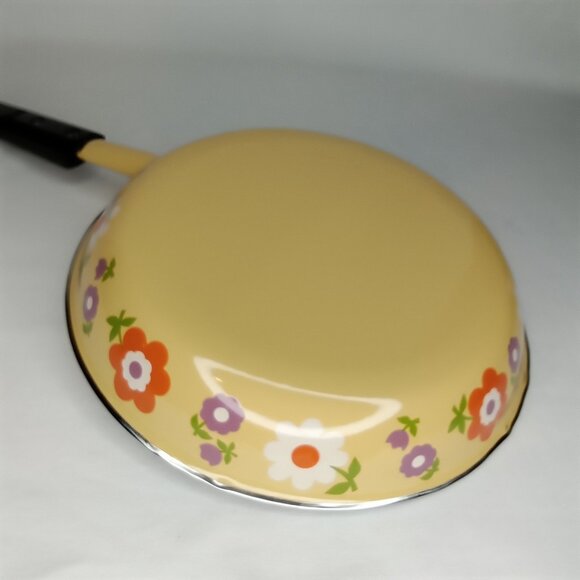 MCM Porcelain Enamel Fry Pan With Original Box Made In West Germany 1960s - Picture 10 of 12
